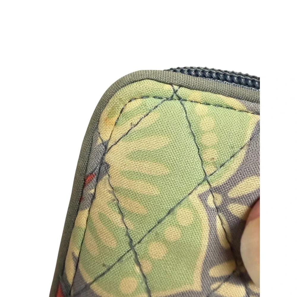 Vera Bradley Nomadic Floral Quilted Turnlock Wallet‎ Accordion Organizer Clutch